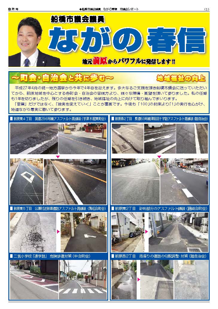 市議会レポート　2018年6月　臨時号